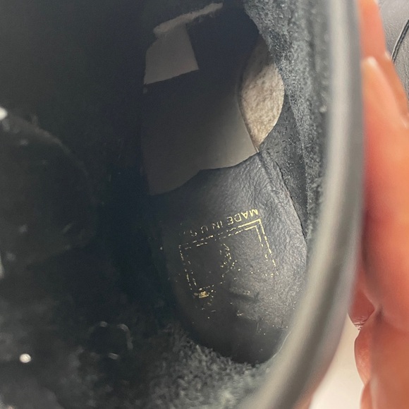 Frye 7.5 Women Black Leather Moto Boots - Picture 11 of 12